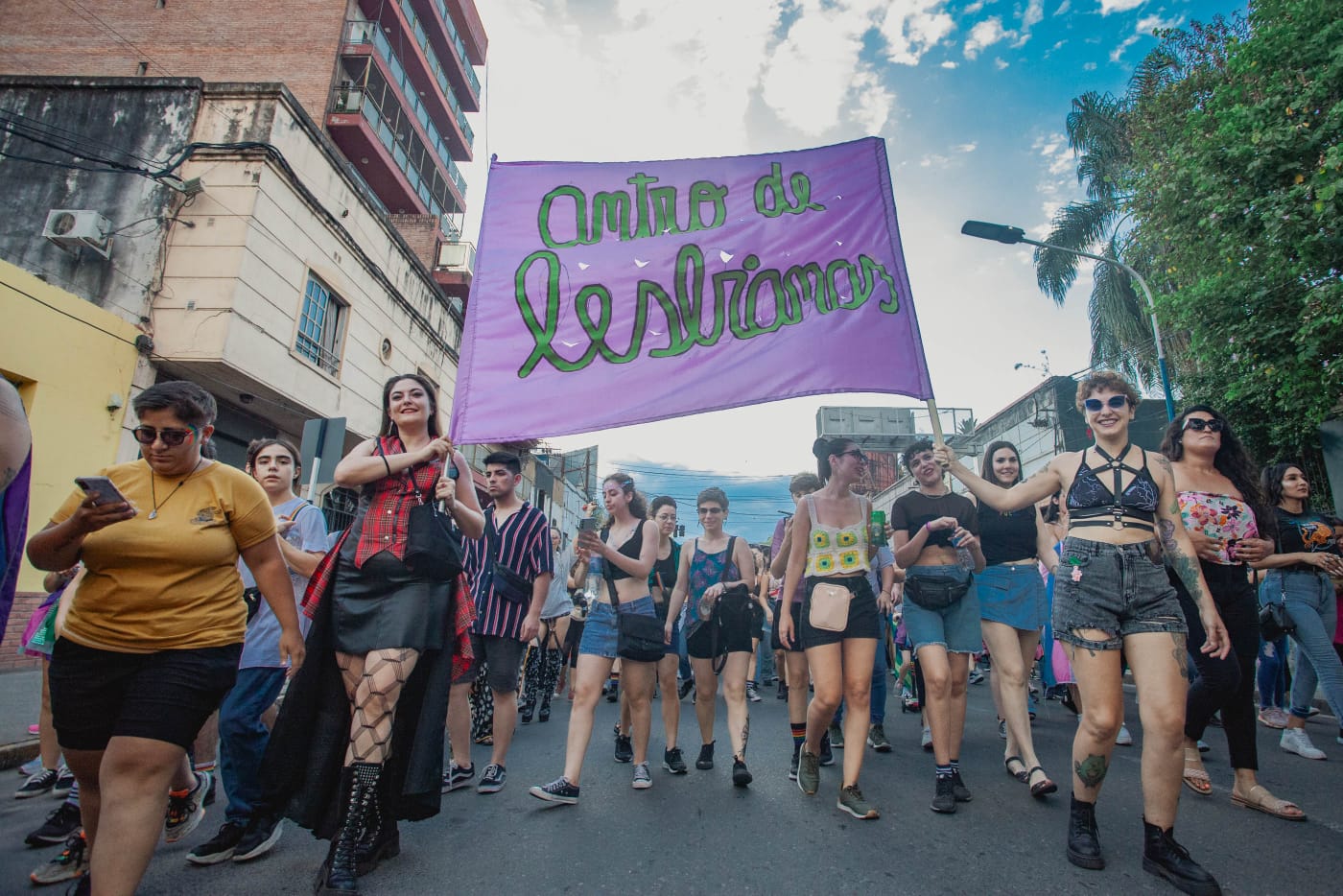 A peaceful protest for Antro de Lesbianas